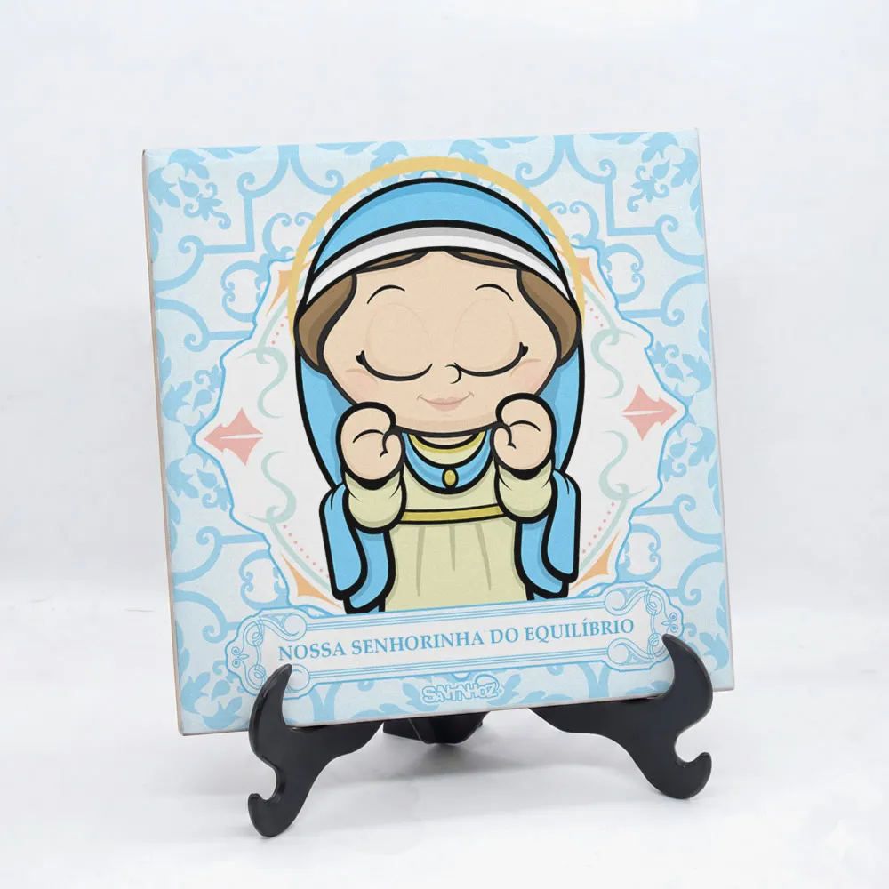Azulejo Decorado Nossa Senhora do Equilíbrio