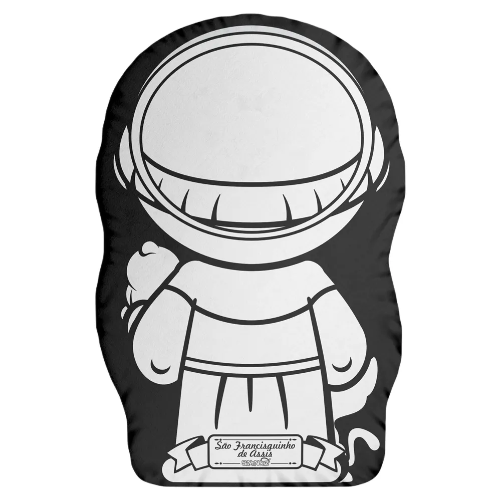 Boneco Naninha São Francisco de Assis de Colorir - Imagem 2