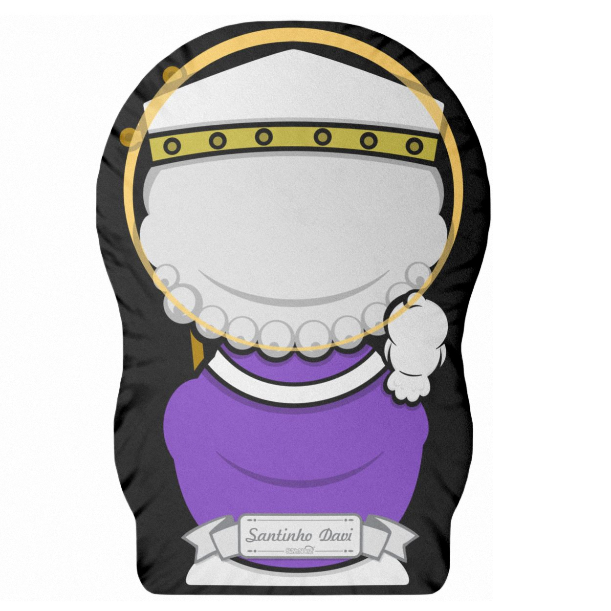 Boneco Almofada Naninha São Davi - Imagem 2