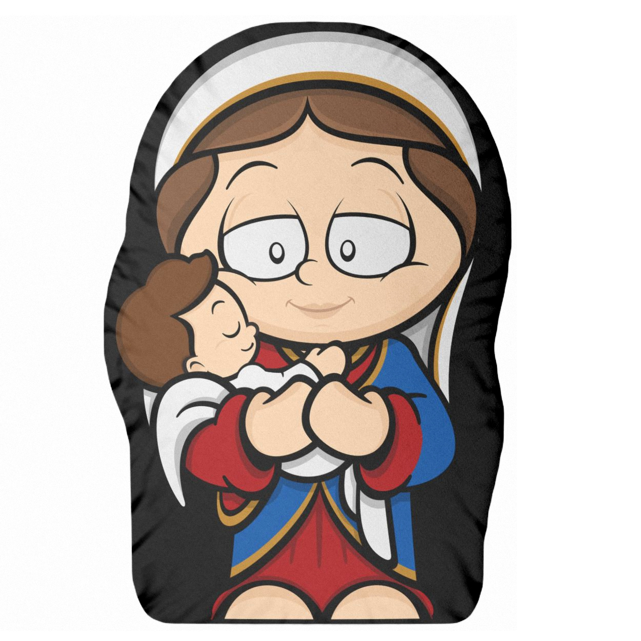 Boneco Almofada Naninha Nossa Senhora Mãe da Divina Providência