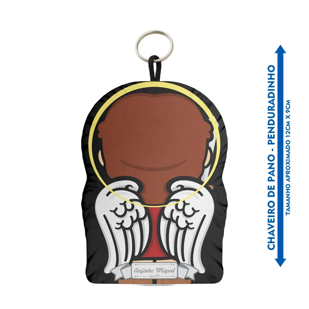 Chaveiro Penduradinho - Anjo Miguel - Imagem 2