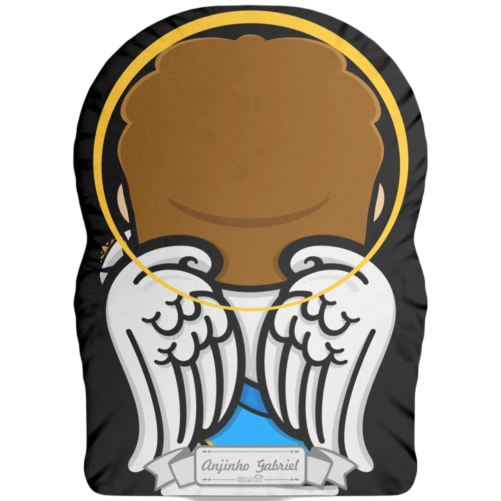 Boneco Almofada Naninha Anjo Gabriel - Imagem 2