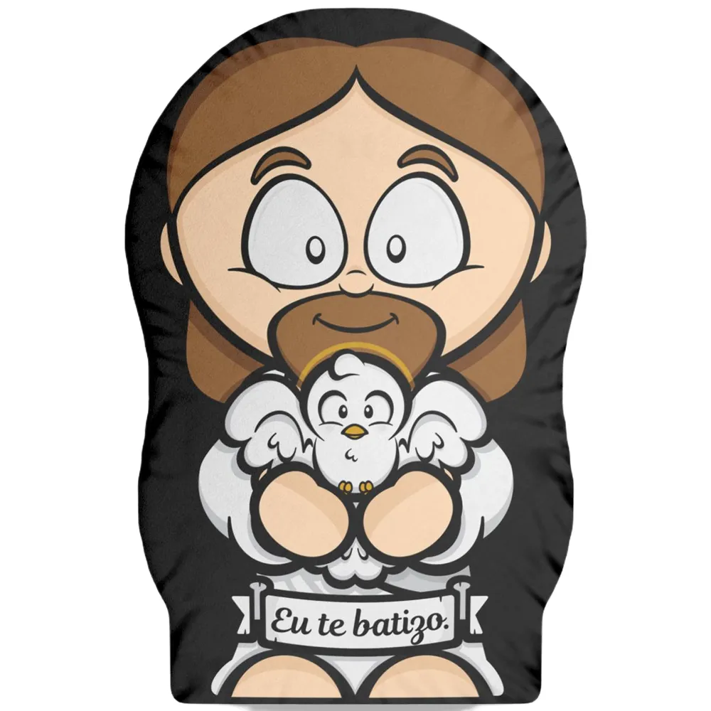Boneco Almofada Naninha Jesus Batizado