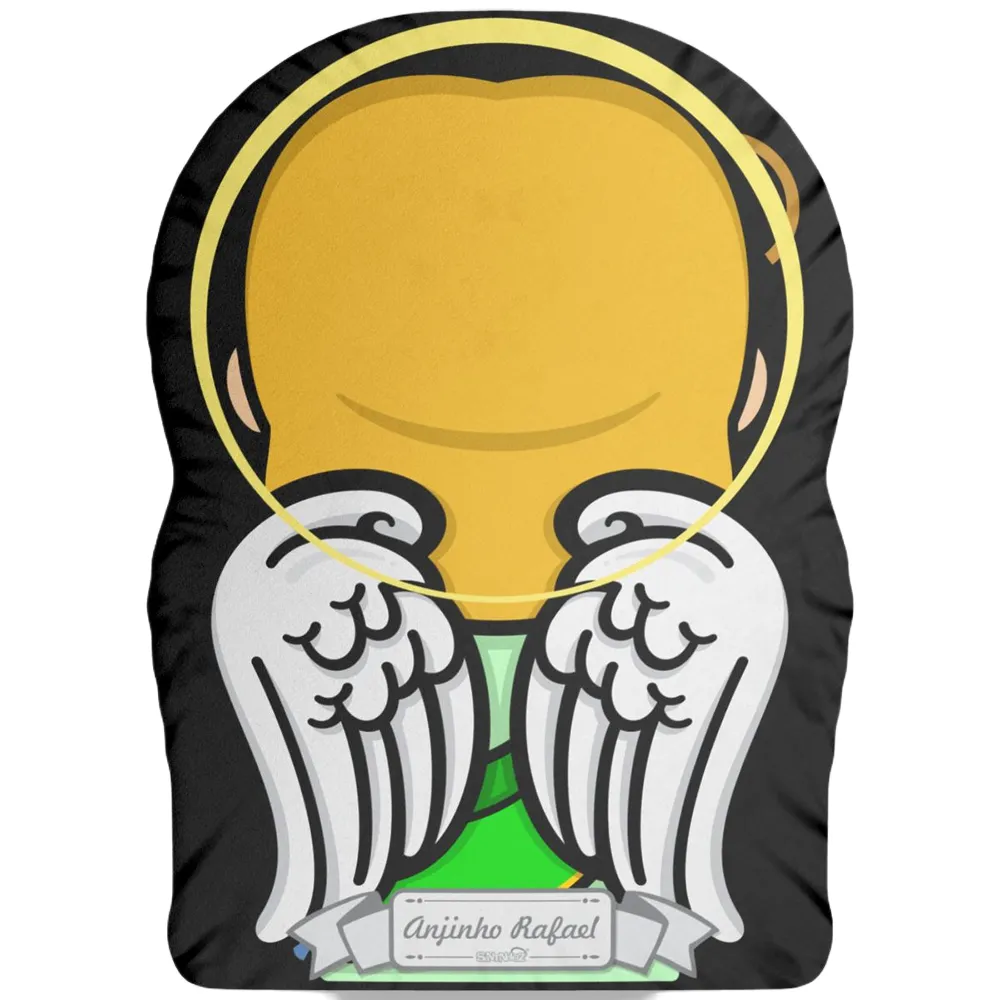 Boneco Almofada Naninha Anjo Rafael - Imagem 2