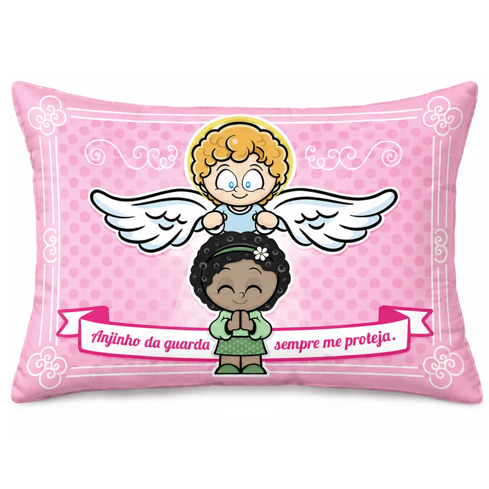 Travesseiro Santo Anjo Menina - modelo 2