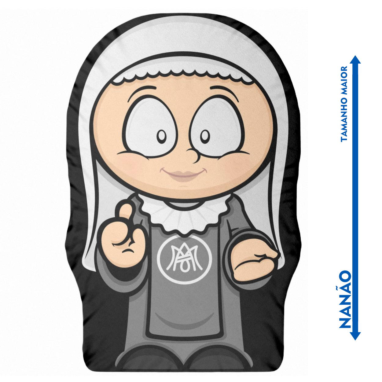 Nanão Boneco Almofada Santa Laura
