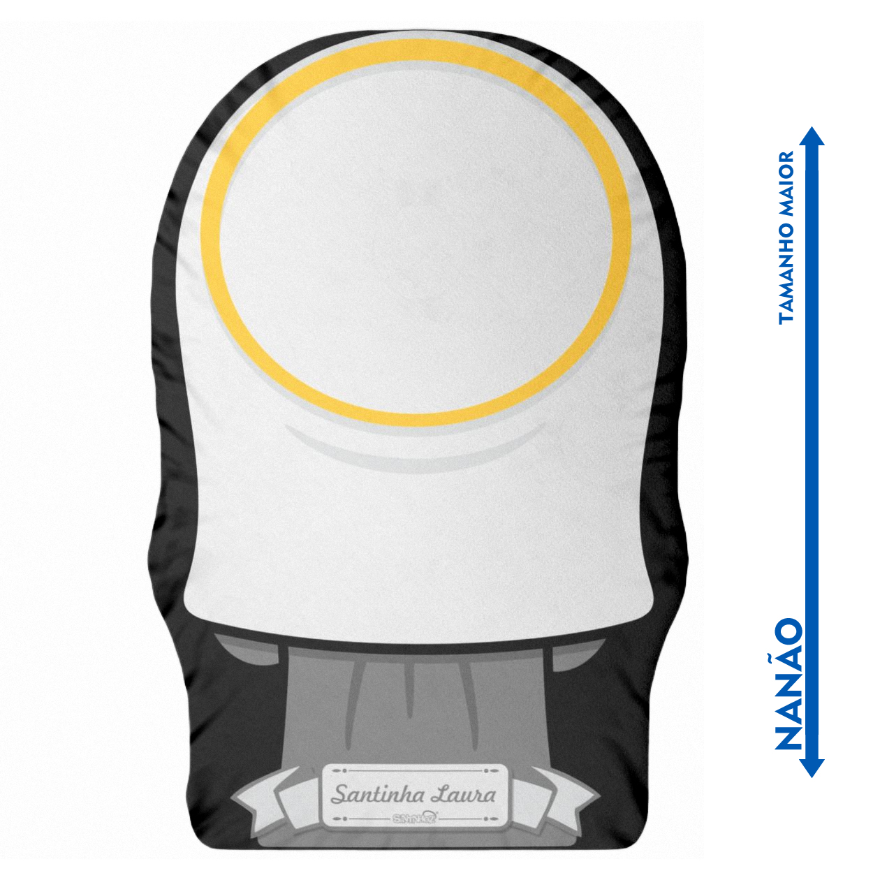 Nanão Boneco Almofada Santa Laura - Imagem 2