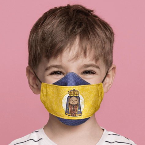 Máscara 3D N.S. Aparecida - Infantil