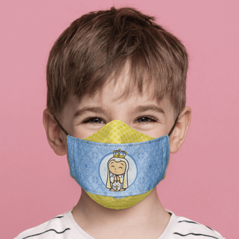 Máscara 3D N.S. Fátima - Infantil