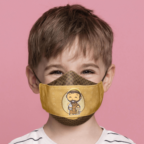 Máscara 3D São Francisco - Infantil
