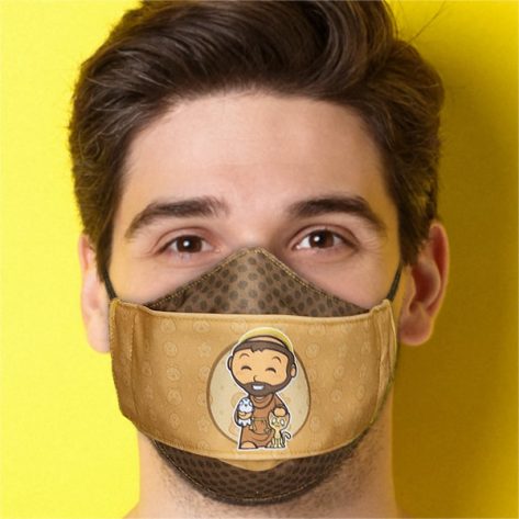 Máscara 3D São Francisco - Adulto