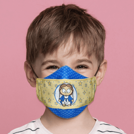 Máscara 3D N.S. Graças- Infantil