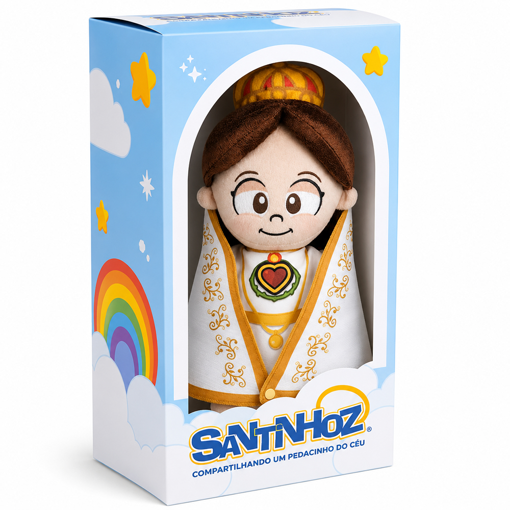 Boneco de Pelúcia Nossa Senhora de Fátima - Imagem 2