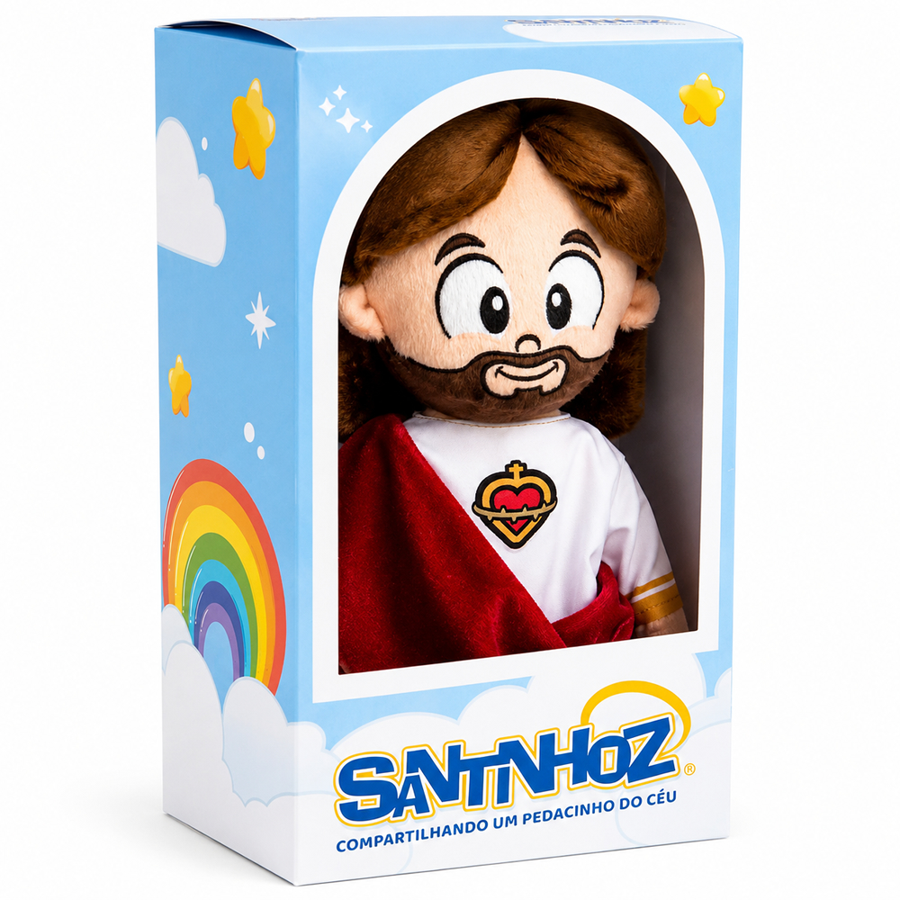 Super Boneco Pelúcia Jesus - Iluminado - Imagem 4