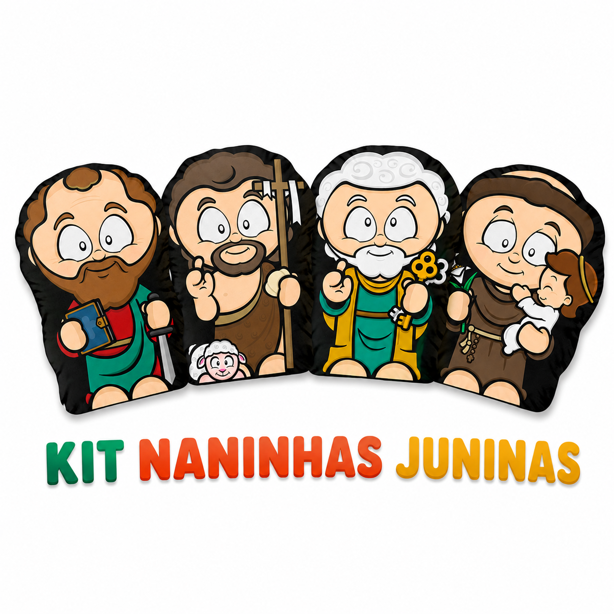 Kit Naninhas Juninas Santinhoz