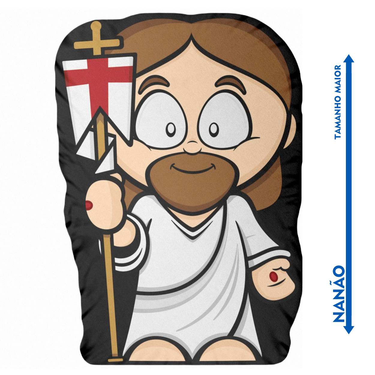 Nanão Boneco Almofada Jesus Ressuscitado