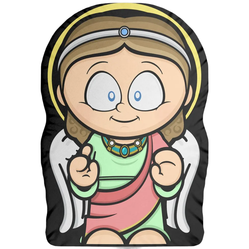 Boneco Almofada Naninha Anjo da Guarda Celestial