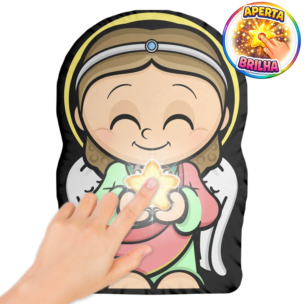Naninha Iluminada Anjo da Guarda Celestial