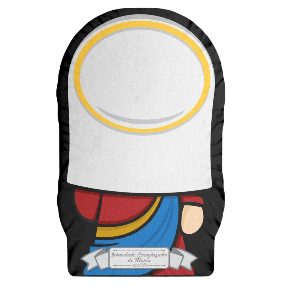 Boneco Almofada Naninha Imaculado Coração de Maria - Imagem 2