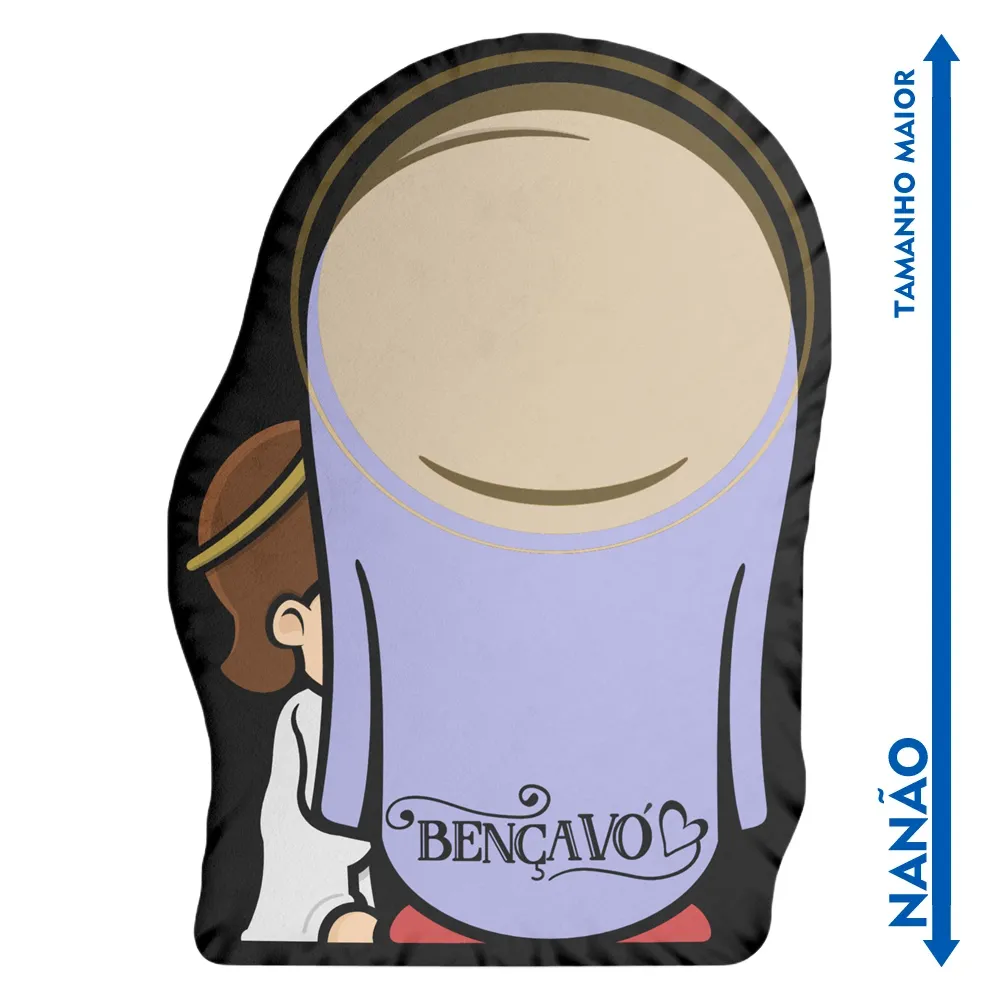 Nanão Boneco Almofada Bença Vó - Imagem 2