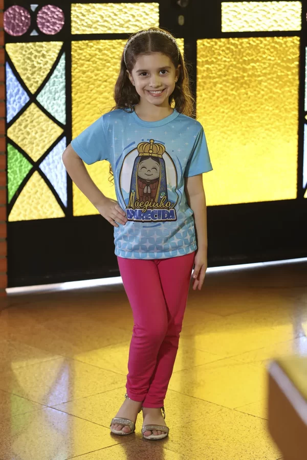 Camiseta Nossa Senhora Aparecida- Turquesa - Image 3