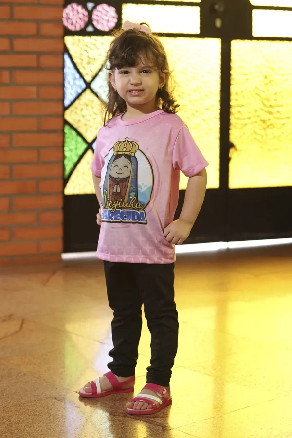 Camiseta Nossa Senhora Aparecida- Chiclete - Imagem 3