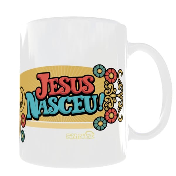 Caneca Natal Jesus Nasceu - Imagem 2
