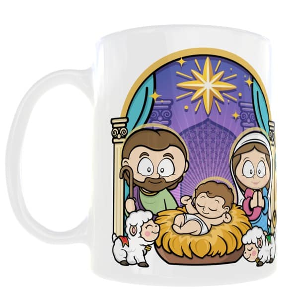 Caneca Natal Jesus Nasceu
