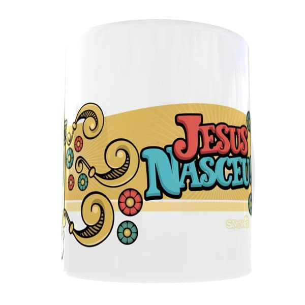 Caneca Natal Jesus Nasceu - Imagem 5