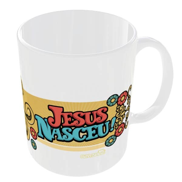 Caneca Natal Jesus Nasceu - Imagem 4