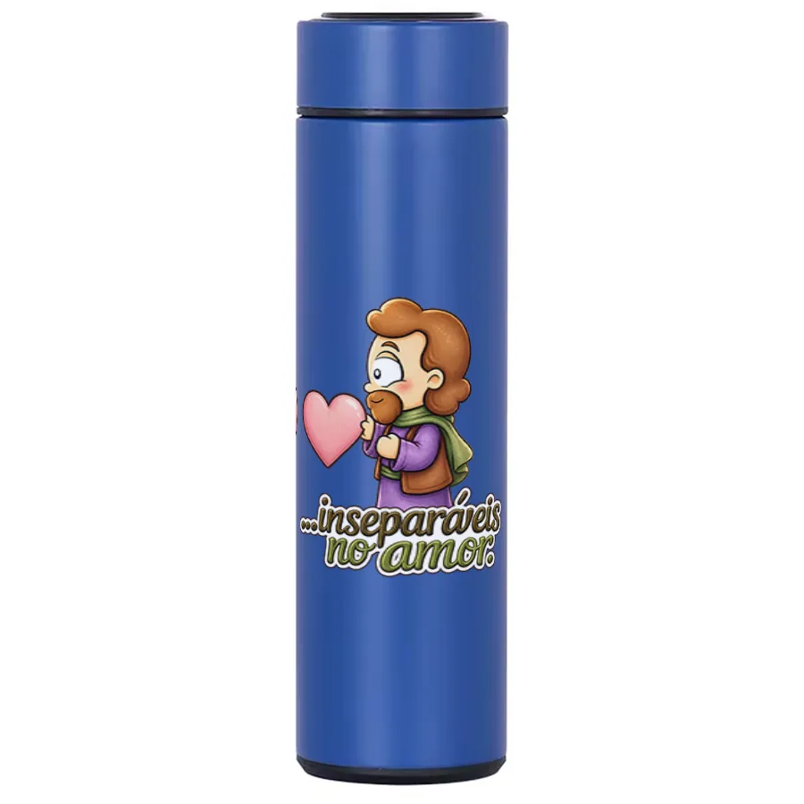 Kit Garrafa Térmica Inox - Unidos por Deus - Imagem 3
