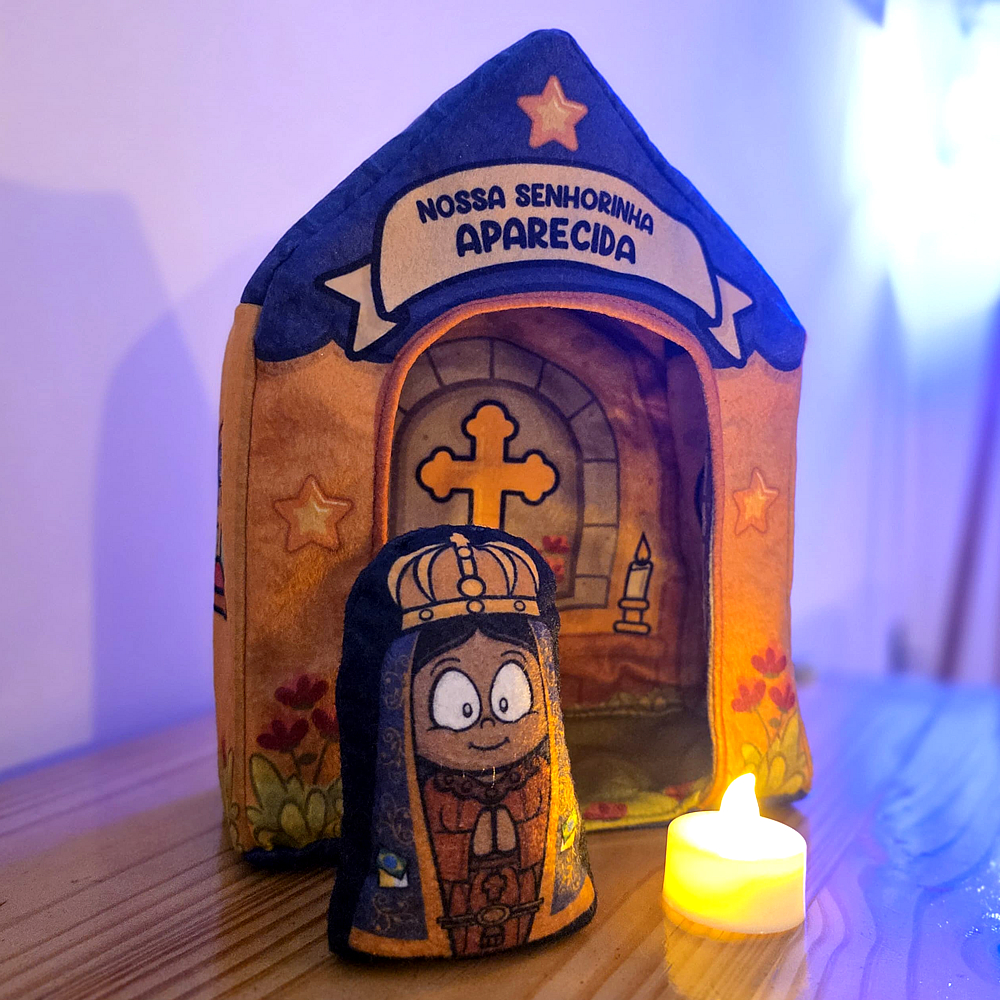 Capelinha Santinhoz - Nossa Senhorinha Aparecida - Imagem 9