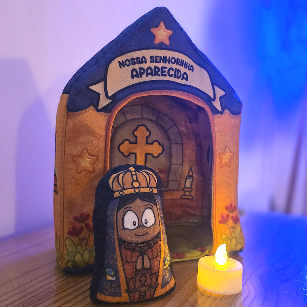 Capelinha Santinhoz - Nossa Senhorinha Aparecida - Imagem 3