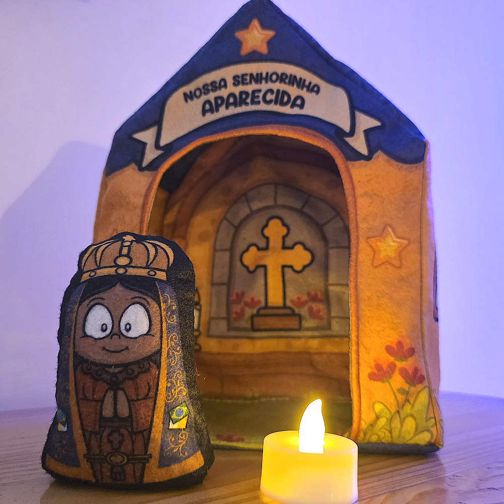 Capelinha Santinhoz - Nossa Senhorinha Aparecida - Imagem 5