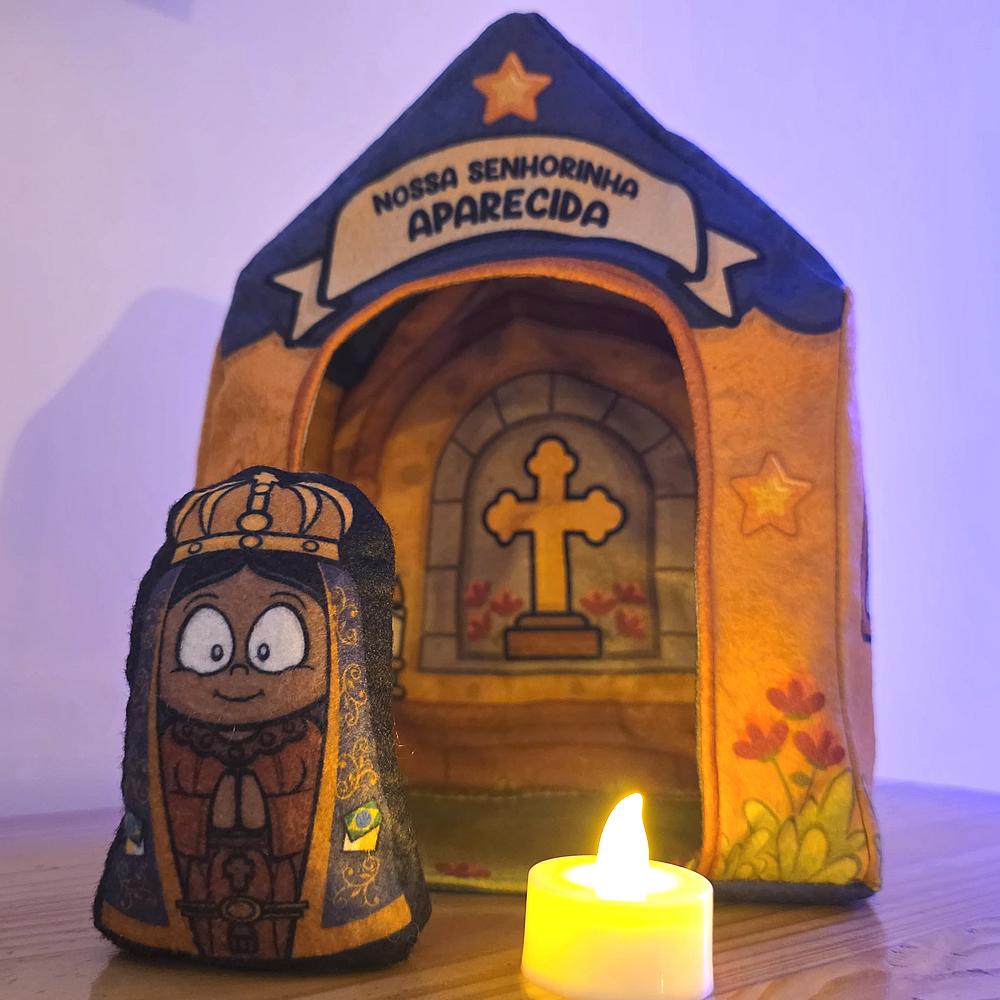 Capelinha Santinhoz - Nossa Senhorinha Aparecida - Imagem 6