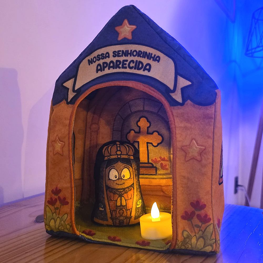Capelinha Santinhoz - Nossa Senhorinha Aparecida - Imagem 7