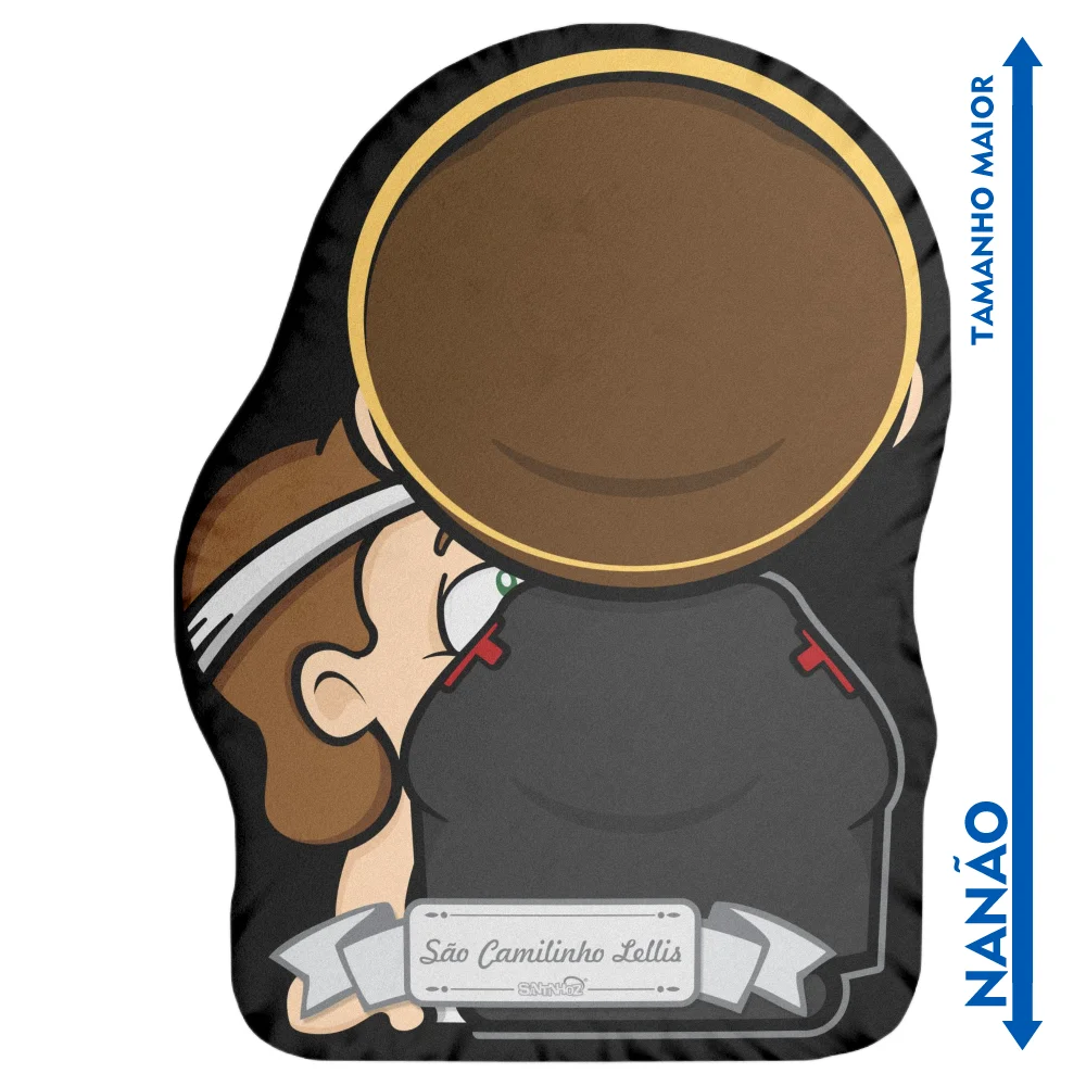 Nanão Boneco Almofada São Camilo Lellis - Imagem 2