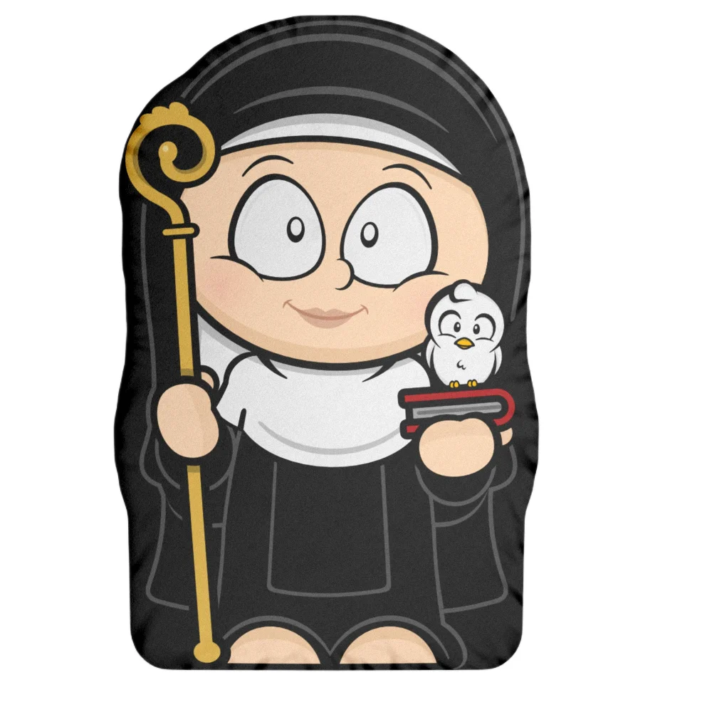 Boneco Almofada Naninha Santa Escolástica