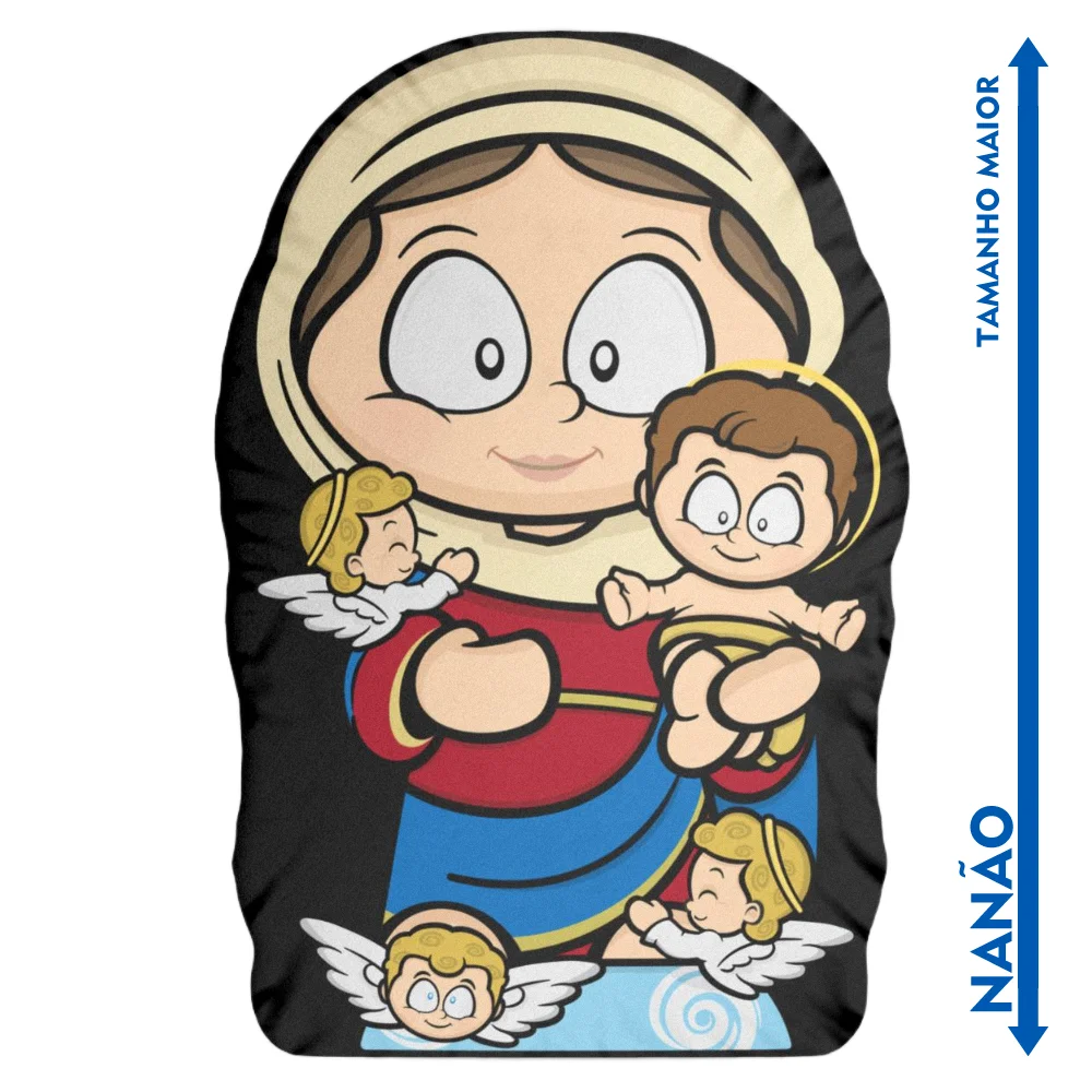 Nanão Boneco Almofada Nossa Senhora dos Anjos