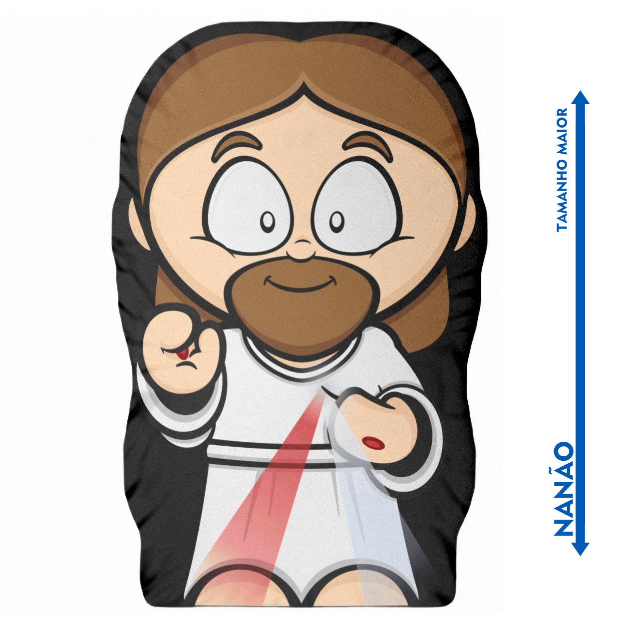 Nanão Boneco Almofada Jesus Misericordioso