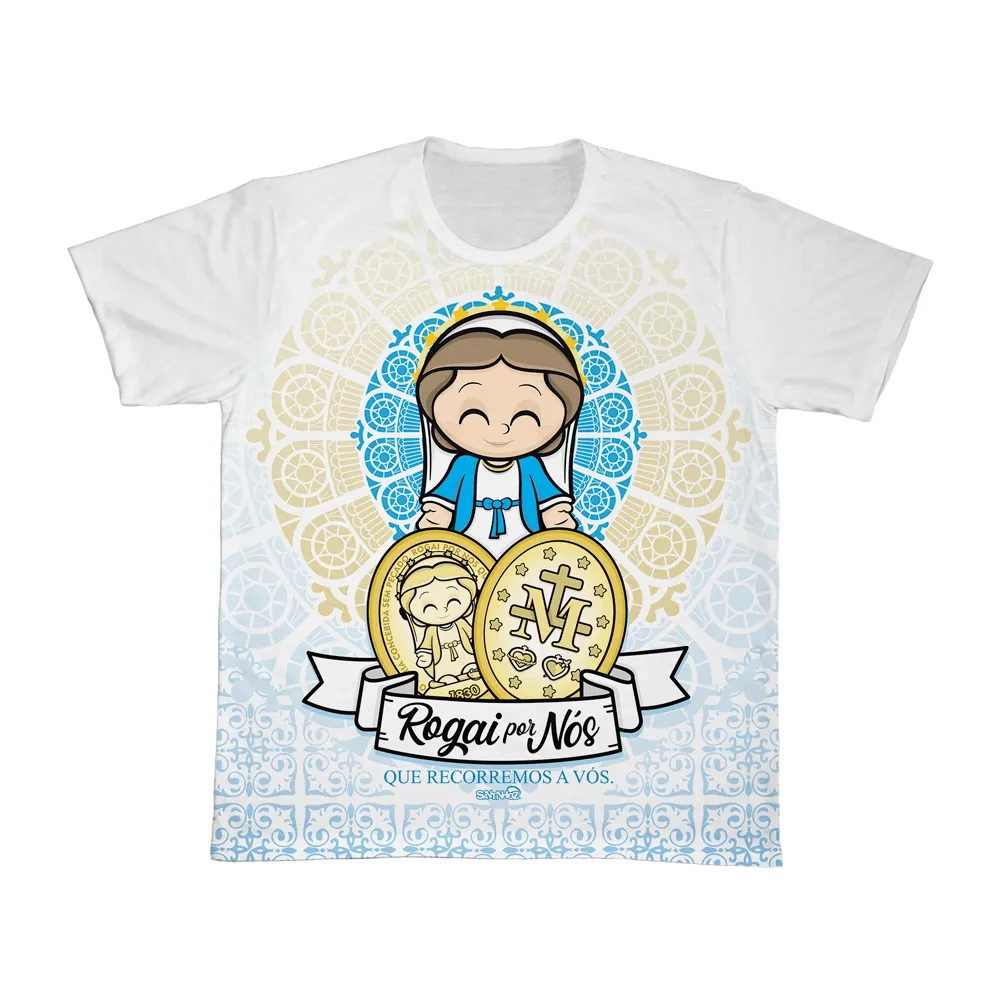 Camiseta Nossa Senhora das Graças - Branca