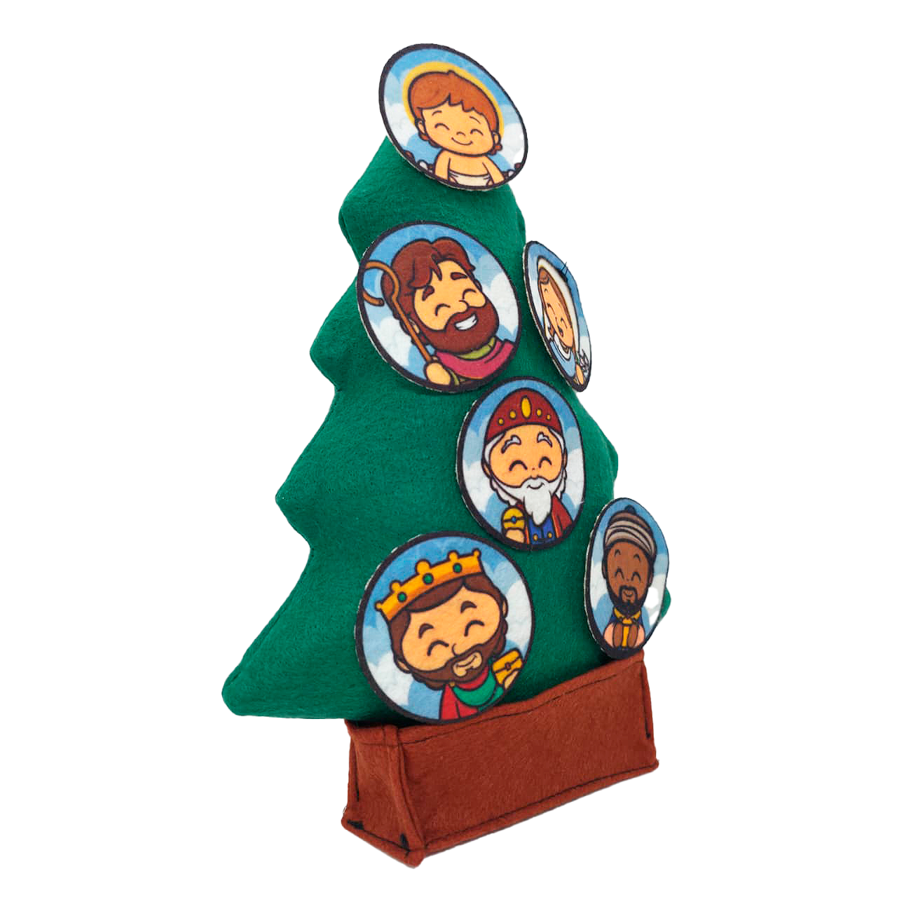 Árvore de Natal em Feltro Santinhoz - Imagem 2