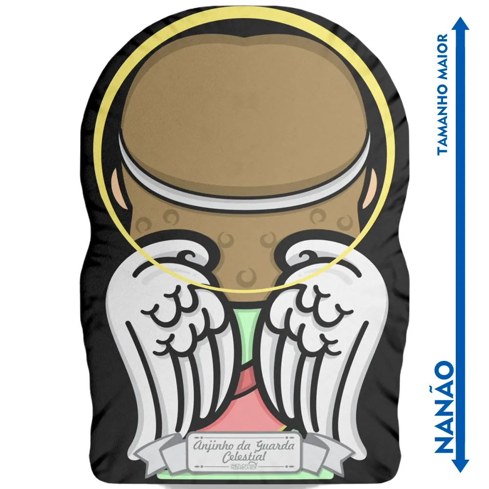 Nanão Boneco Almofada Anjo da Guarda Celestial - Imagem 2