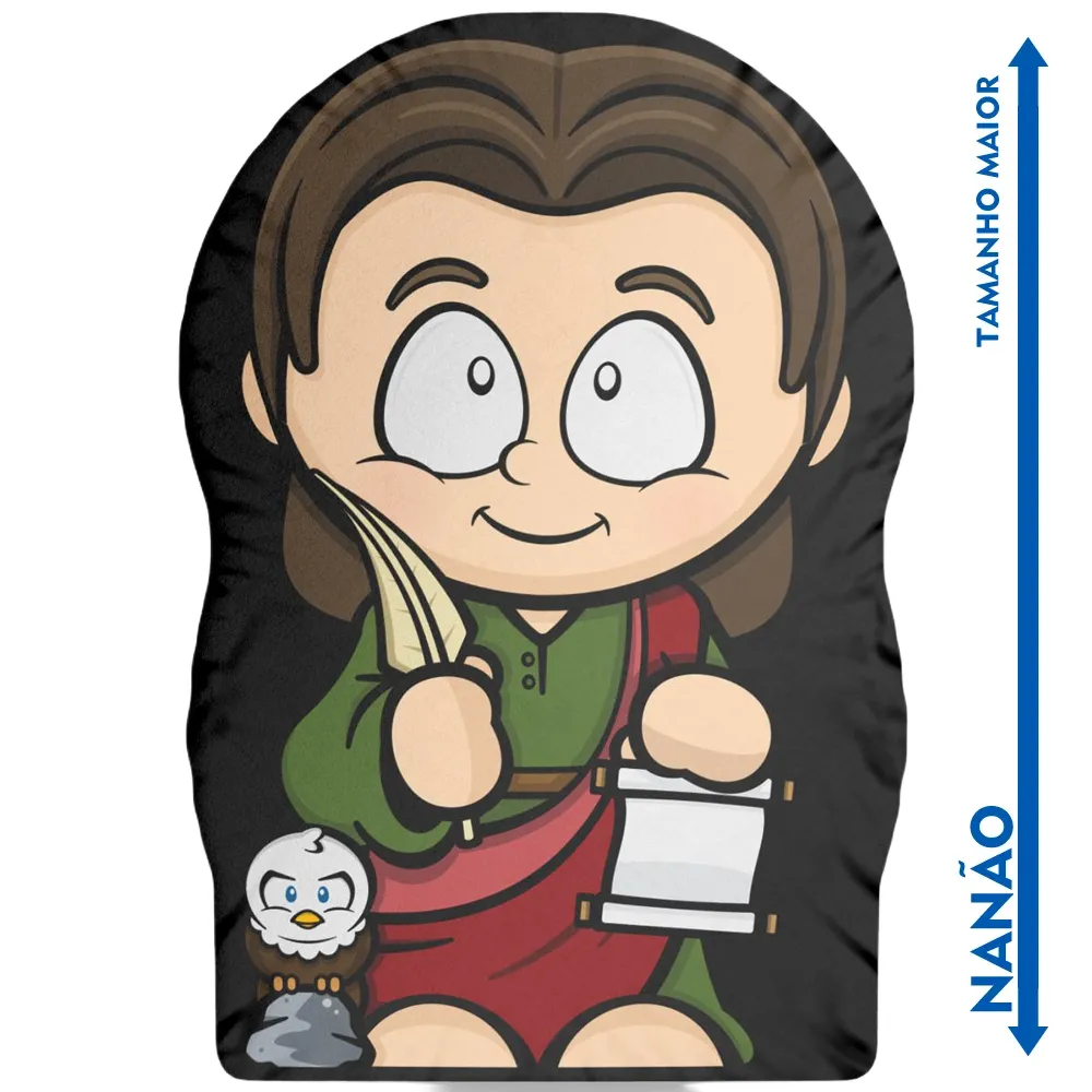 Nanão Boneco Almofada São João Evangelista
