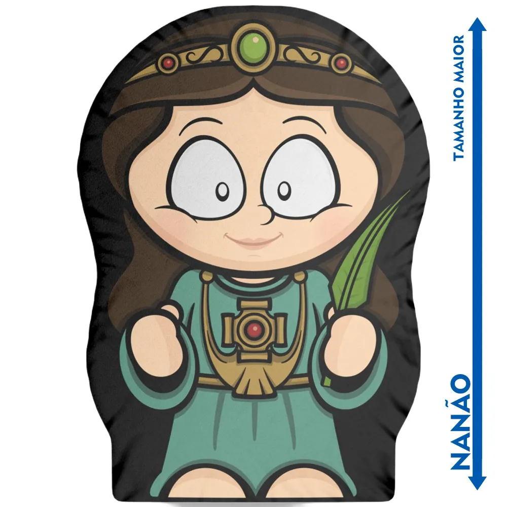 Nanão Boneco Almofada Santa Letícia