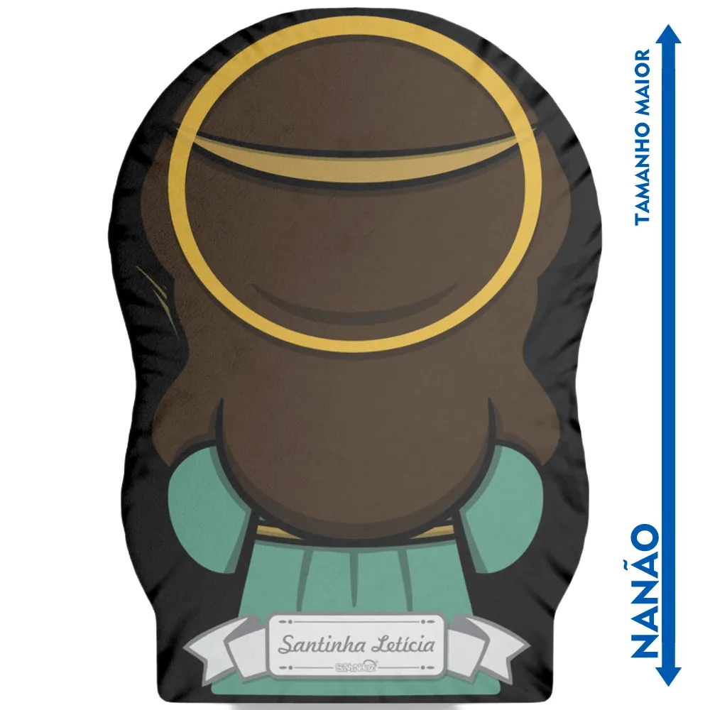 Nanão Boneco Almofada Santa Letícia - Imagem 2