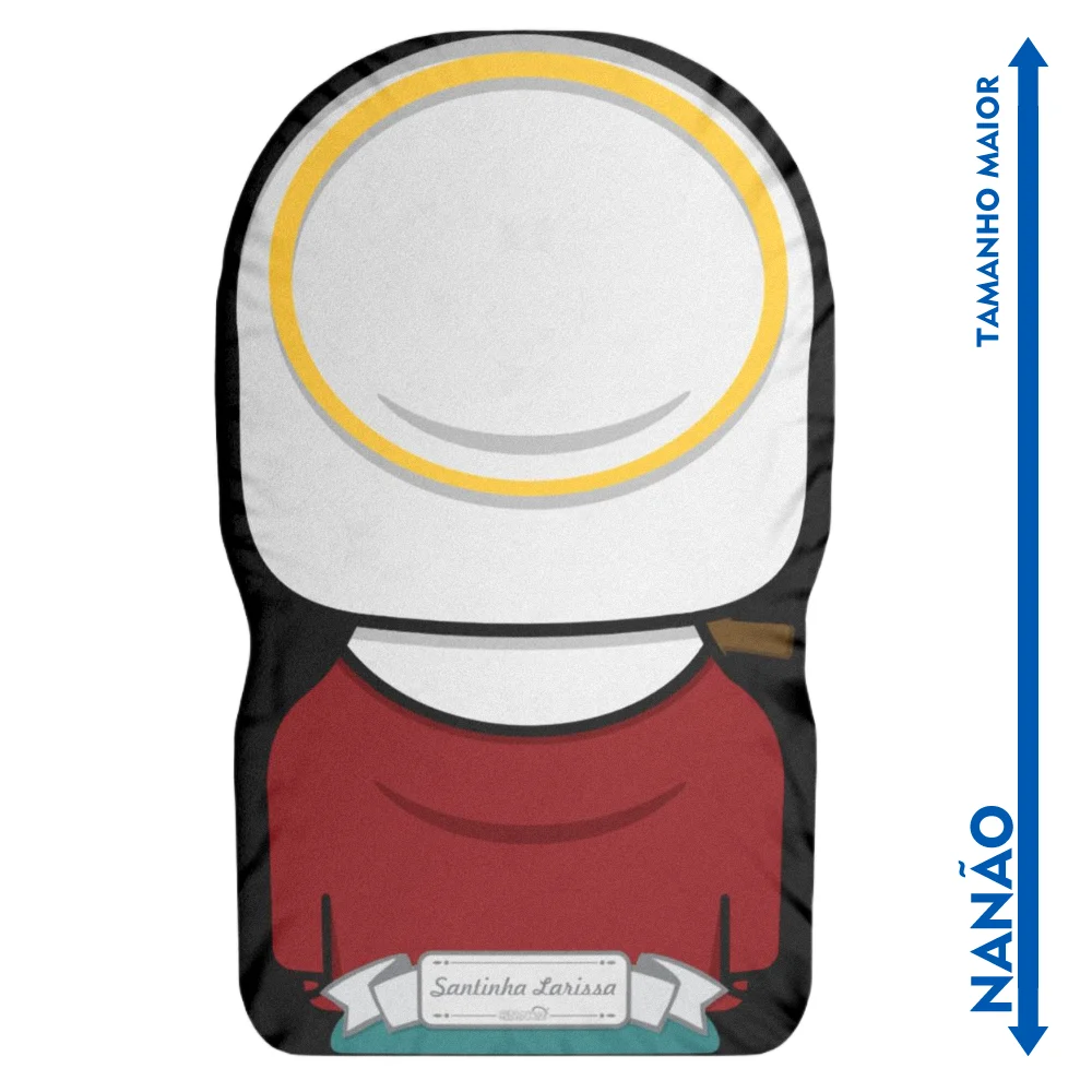 Nanão Boneco Almofada Santa Larissa - Imagem 2
