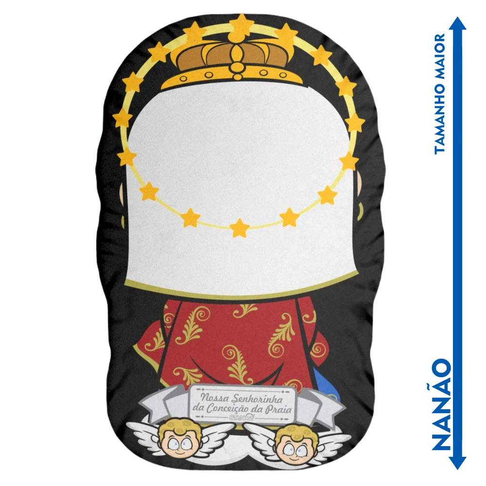 Nanão Boneco Almofada Nossa Senhora da Conceição da Praia - Imagem 2