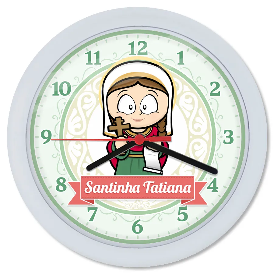 Relógio de Parede Santa Tatiana