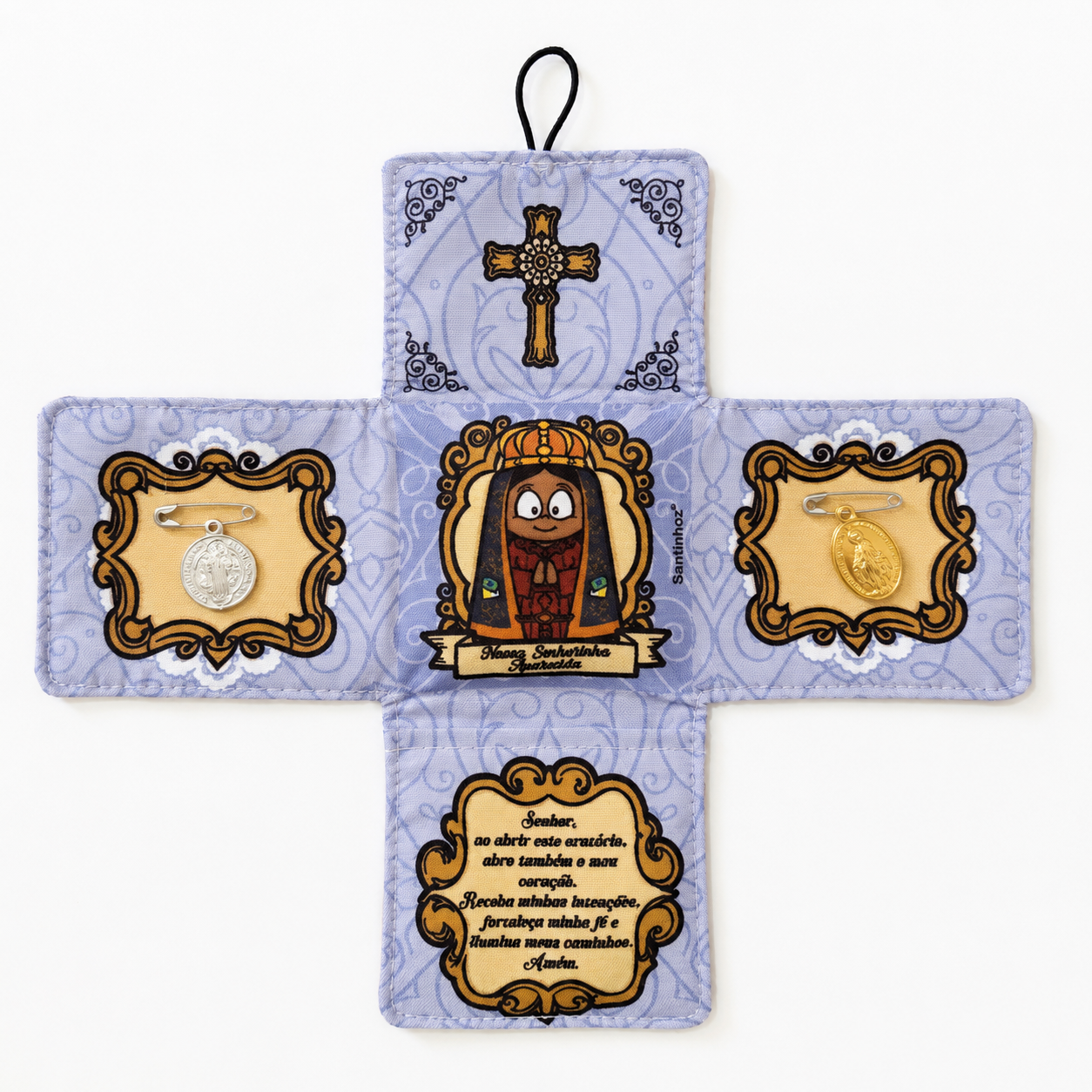 Oratório de Bolso - Nossa Senhora Aparecida